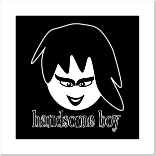 handsome boy Posters and Art